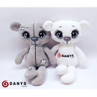 DanyS - osobní plyšový medvídek s výšivkou jména na přání